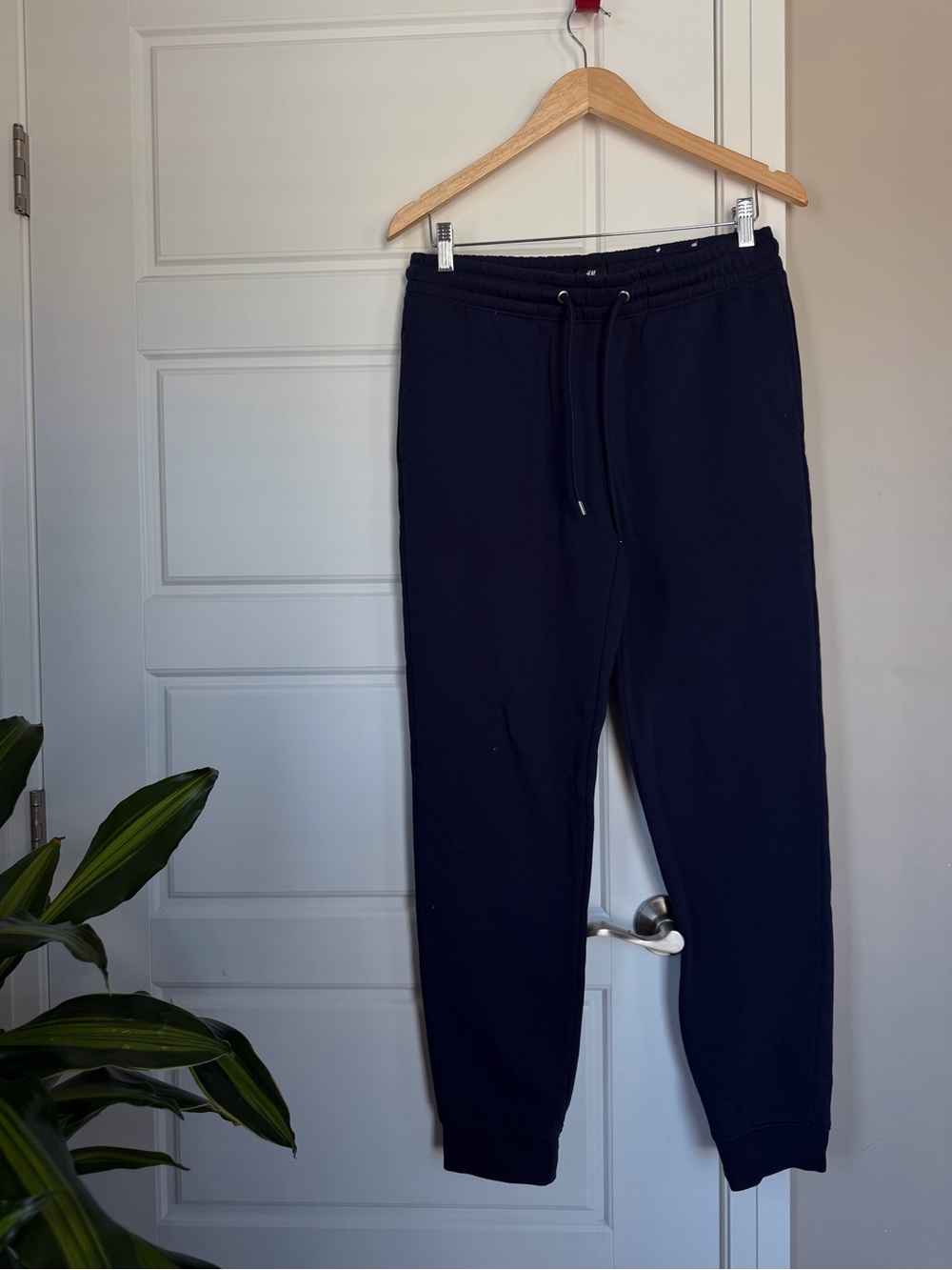 H&M Men's Dark Navy Drawstring Joggers
